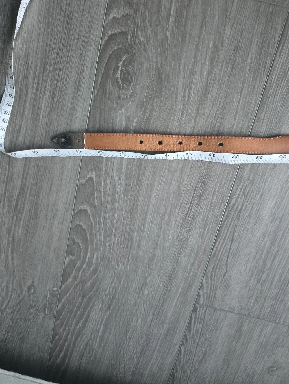 Martin Dingman Alligator Grain Calf Leather Belt Brown Silver Buckle Size 40 USA